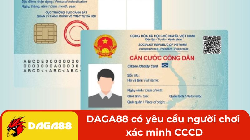 DAGA88 có yêu cầu người chơi xác minh CCCD